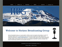 Tablet Screenshot of horizonbroadcasting.com
